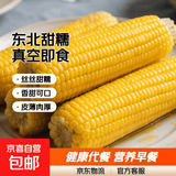 东北新鲜甜糯玉米黄白黑糯玉米真空即食早餐代餐健康蔬菜水果直播 黄糯玉米180g-220g 2根装
