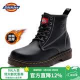Dickies男士马丁靴百搭帅气长筒靴英伦风男靴 黑色-加绒 42