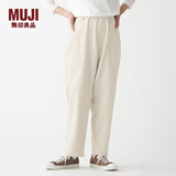 MUJI男女通用 针织 灯芯绒 宽松裤 无性别 男款女款 BEE04C1A 象牙白 XXS-XS