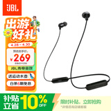 JBL TUNE 135BT蓝牙无线耳机 颈挂式运动耳机 无线立体声耳机 黑色