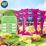 可比克原味薯片55g*6包袋装办公室休闲零食小吃大礼包膨化食品