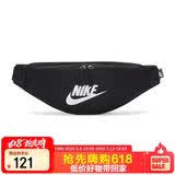 耐克（NIKE）男女腰包 单肩包斜挎包胸包休闲包DB0490-010 黑