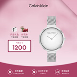 Calvin KleinCK简约款时尚石英女表25200079【520礼物】