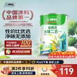 三棵树漆（SKSHU）乳胶漆净味二合一墙面漆室内油漆涂料装修乳胶漆室内家用自刷墙漆 5L*1件 涂刷墙面35㎡*2遍