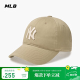 MLB帽子男女情侣棒球帽软顶鸭舌帽休闲运动帽四季3ACP6601N-50SAP-F