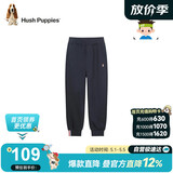 暇步士（Hush Puppies）童装男童长裤春秋大童儿童宽松运动裤子卫裤 藏蓝   160   