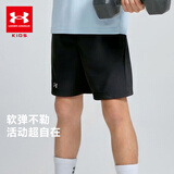 安德玛（Under Armour）儿童短裤夏季男童速干吸湿透气五分裤综训休闲运动裤