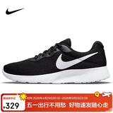 耐克NIKE女休闲鞋透气缓震TANJUN运动鞋DJ6257-004黑白37.5