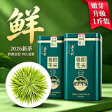 五云村2026新茶叶信阳毛尖500g绿茶雨前特级嫩芽叶250克*2罐带礼袋
