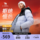 骆驼火山羽绒服1.0男士鸭绒加厚防寒面包服潮款冬季外套M13CR07089H