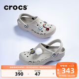 卡骆驰（CROCS）贝雅洞洞鞋男鞋女鞋轻便耐磨一脚蹬拖鞋休闲鞋百搭花园鞋|10126 卵石色-2V3 40 (250mm)