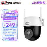 dahua大华无线摄像头家用室外500万wifi监控器360度无死角带夜视手机远程语音云台球机 DH-P5A
