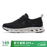 骆驼（CAMEL）网面女鞋透气轻量健步休闲运动鞋子 K24B60L8014 黑色 38