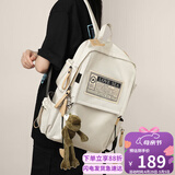 爱情海双肩包书包女大容量小学生初中高中背包大学生15.6吋电脑包旅行包