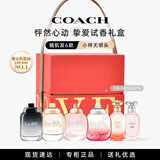 蔻驰（COACH） 蔻驰经典纽约女淡香水  男淡花馥蕊 礼盒送女友送老婆女神节礼物 Q版6件套礼盒