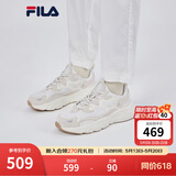 FILA斐乐女鞋跑步鞋情侣同款老爹鞋FILA MARS火星鞋男鞋休闲运动鞋 【男款】奶白/砂色-GS 40
