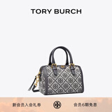 Tory Burch汤丽柏琦 T MONOGRAM 迷你提花波士顿酒桶包82939 Tory 海军蓝  405