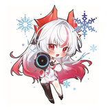 努比亚红魔红魔姬贴纸（双片装）