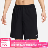 耐克NIKE男子春夏梭织短裤 运动休闲 凉爽轻便FN2999-010黑色 L