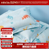 水星儿童（MERCURY Kids）幼儿园全棉抗菌对枕套(湖水绿/远古龙)30cm×50cm 婴幼儿A类