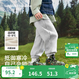 巴拉巴拉儿童裤子男童女童加绒加厚长裤2025秋冬束脚运动休闲裤亲子款时尚
