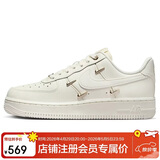 耐克NIKE女空军一号AF1 运动鞋FV3654-111帆白36.5