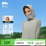 蕉下（beneunder）防晒衣女防紫外线夏季薄款防晒服女士披肩服短外套 远山灰/经典款