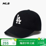MLB帽子男女情侣棒球帽软顶鸭舌帽休闲运动帽四季3ACP6601N-07BKS-F