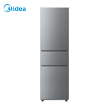 美的（Midea）220L三门冰箱灰色一级能效租房家用客厅宿舍小型冰箱三开门低耗省电低音运行MR-231T【国家补贴】