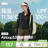 蕉下（beneunder）防晒衣女防紫外线外套短款辣妹立领修身AL819漫暮黑L