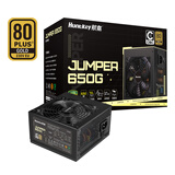 航嘉（Huntkey）JUMPER650G金牌额定650W电脑台式机电源(80PLUS金牌/CQC III级能效/DC-DC稳压/宽幅电压/ATX3.1)