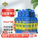 德沃多水培植物营养液50ml*5园艺绿植花肥料液体肥有机浓缩肥盆栽叶面肥