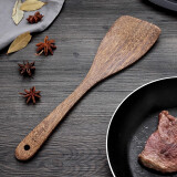 onlycook 锅铲鸡翅木铲 木头铲子家用木质不粘锅锅铲专用炒菜铲子汤勺饭勺 斜煎铲/1把
