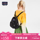 JANSPORT杰斯伯双肩包妈咪包旅行轻迷你双肩包女ins风小号背包 TDH6008 黑色