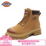 Dickies男士马丁靴高帮时尚男靴工装靴情侣靴男 土黄 41-男款