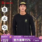 探路者（TOREAD）棉长袖T恤 春秋男士运动舒适保暖加绒休闲百搭t恤TAJJBL91545