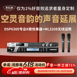 麦乐迪DSP6300卡拉ok混响器 数字音频前级效果器 家庭影院防啸叫调音台处理器含话筒 调音台均衡器 DSP6300+ML3208变频话筒套装 标准版