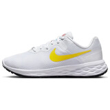 耐克NIKE马拉松跑步鞋女REVOLUTION 6 NEXT运动鞋DC3729-105白黄36.5