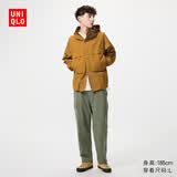 优衣库水洗宽松舒适工装九分裤男装休闲裤起居裤481572 481572/54绿色 S