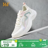 361°运动鞋女春夏季网纱透气轻便减震通勤休闲慢跑步鞋女682322205F-3