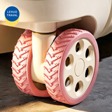 乐活旅行行李箱轮子保护套替换静音橡胶轮拉杆旅行车轮万向轮脚轮滑轮通用