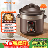 九阳（Joyoung）电炖锅电炖盅5L大容量紫砂预约电砂锅 多功能锅 智能定时精炖煮粥煲汤锅DG50Z-GD510