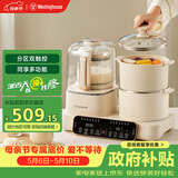 西屋（Westinghouse）多功能破壁机12D预约加热全自动豆浆机家用二合一早餐机蒸煮料理机 WSC12D01