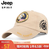 JEEP帽子男四季款棒球帽时尚刺绣鸭舌帽男女士休闲户外运动帽子A0060