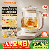 九阳（Joyoung）防溢沸萃家用养生壶迷你 1200W小气泡防糊恒温烧水壶  0胶水智能玻璃煮茶器【九阳漫生活】15WY1J