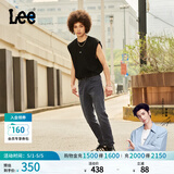 Lee【张凌赫代言】凉凉裤726标准直脚轻薄黑灰色男牛仔裤休闲潮流 黑灰色 30