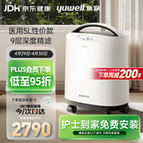 鱼跃医用分子筛制氧机5升L吸氧机家用老人医用级孕妇呼吸雾化8F-5CW
