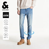 杰克·琼斯（JACK&JONES）男装秋冬季牛仔裤男弹力修身裤子男百搭男裤休闲男士牛仔裤四季款 牛仔蓝 第一批 34 180 W34/L32