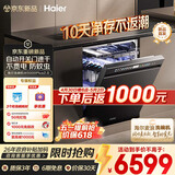 海尔（Haier）【麦浪套系】洗碗机嵌入式W5000Plus2.0 163升双面洗大容量大水压自动开关门速干EYSZW22586SHU1