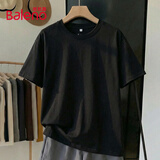 班尼路（Baleno）纯棉短袖T恤女2026夏季五一出游穿搭宽松短款小个子休闲百搭半袖